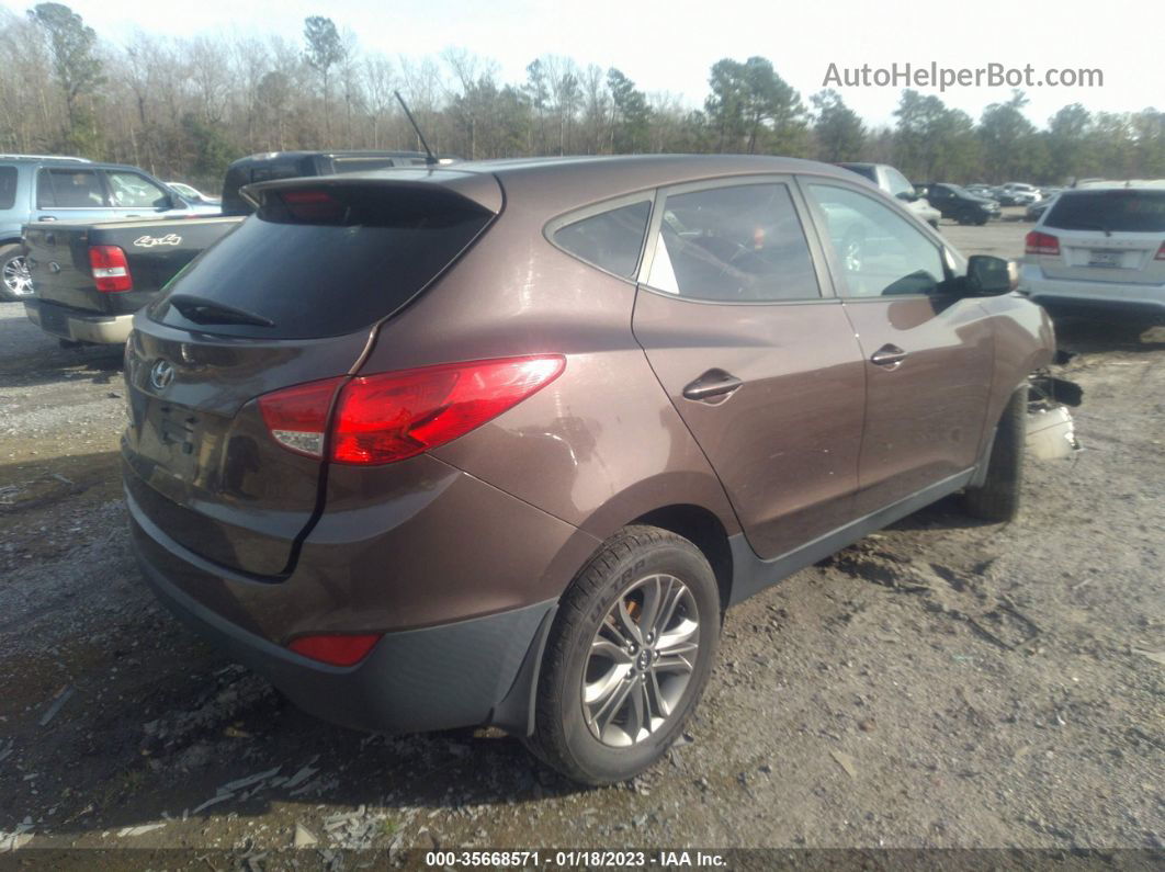 2014 Hyundai Tucson Gls Brown vin: KM8JT3AF3EU925268