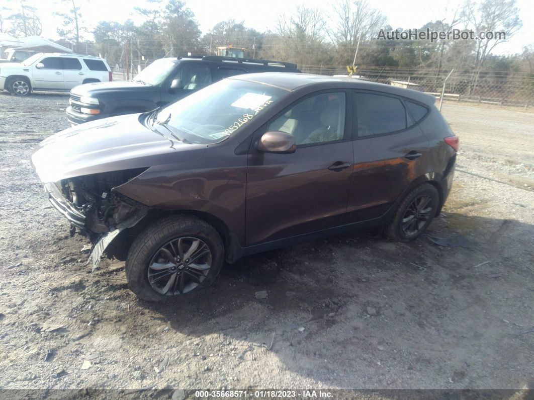 2014 Hyundai Tucson Gls Brown vin: KM8JT3AF3EU925268