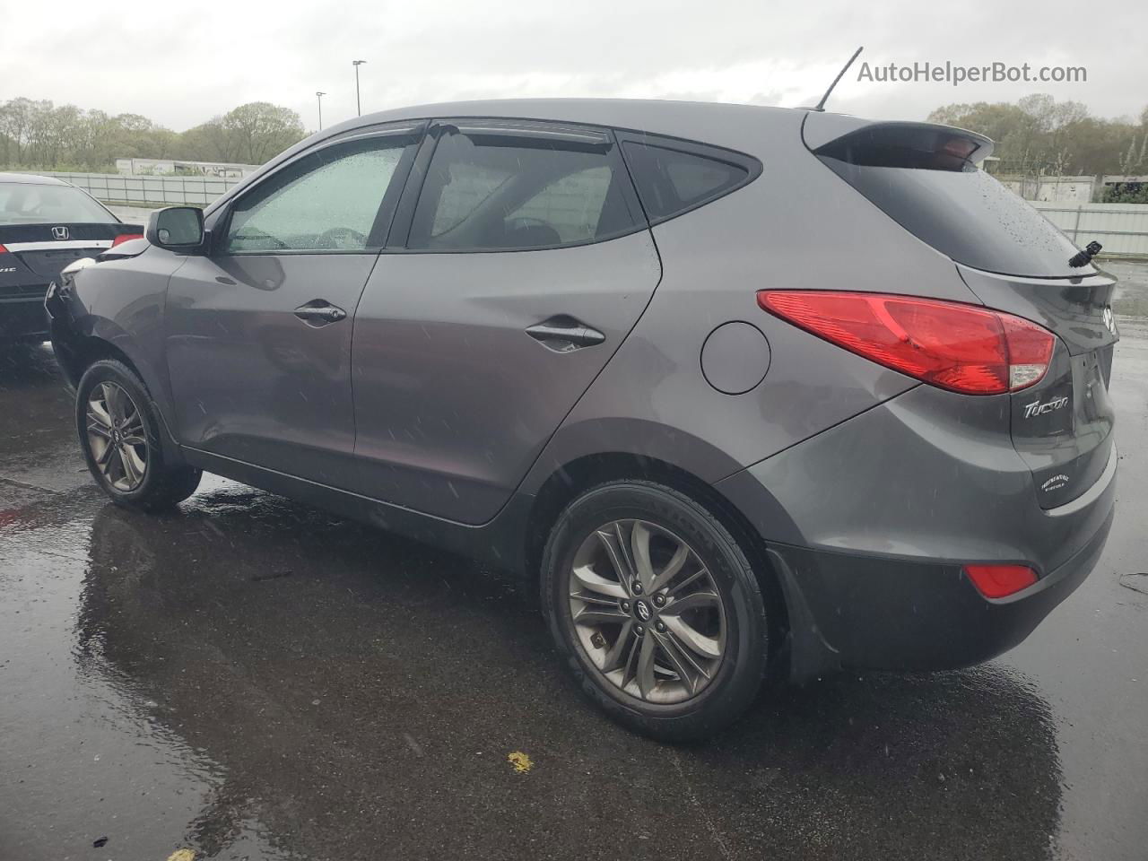 2014 Hyundai Tucson Gls Gray vin: KM8JT3AF4EU817371