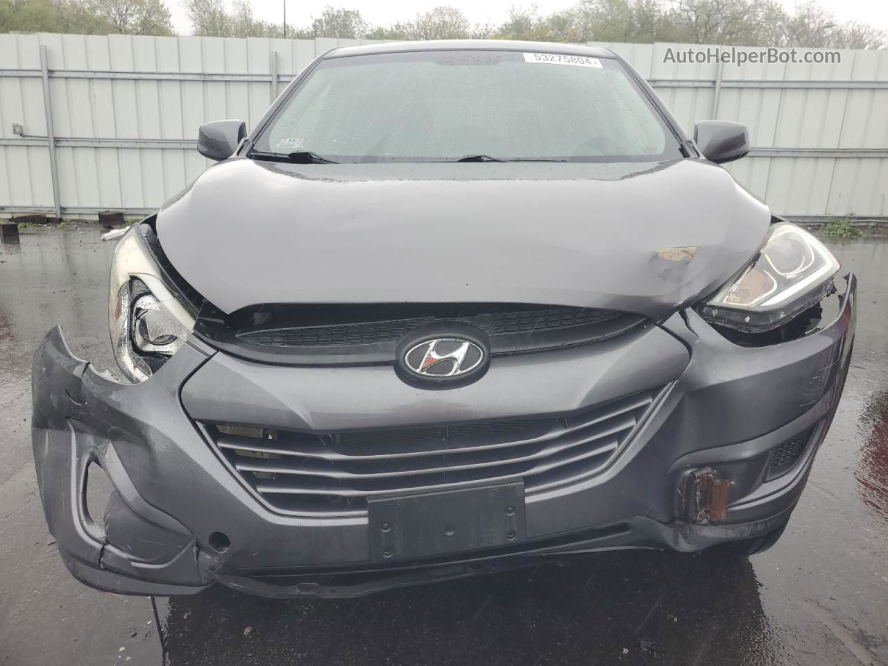 2014 Hyundai Tucson Gls Gray vin: KM8JT3AF4EU817371