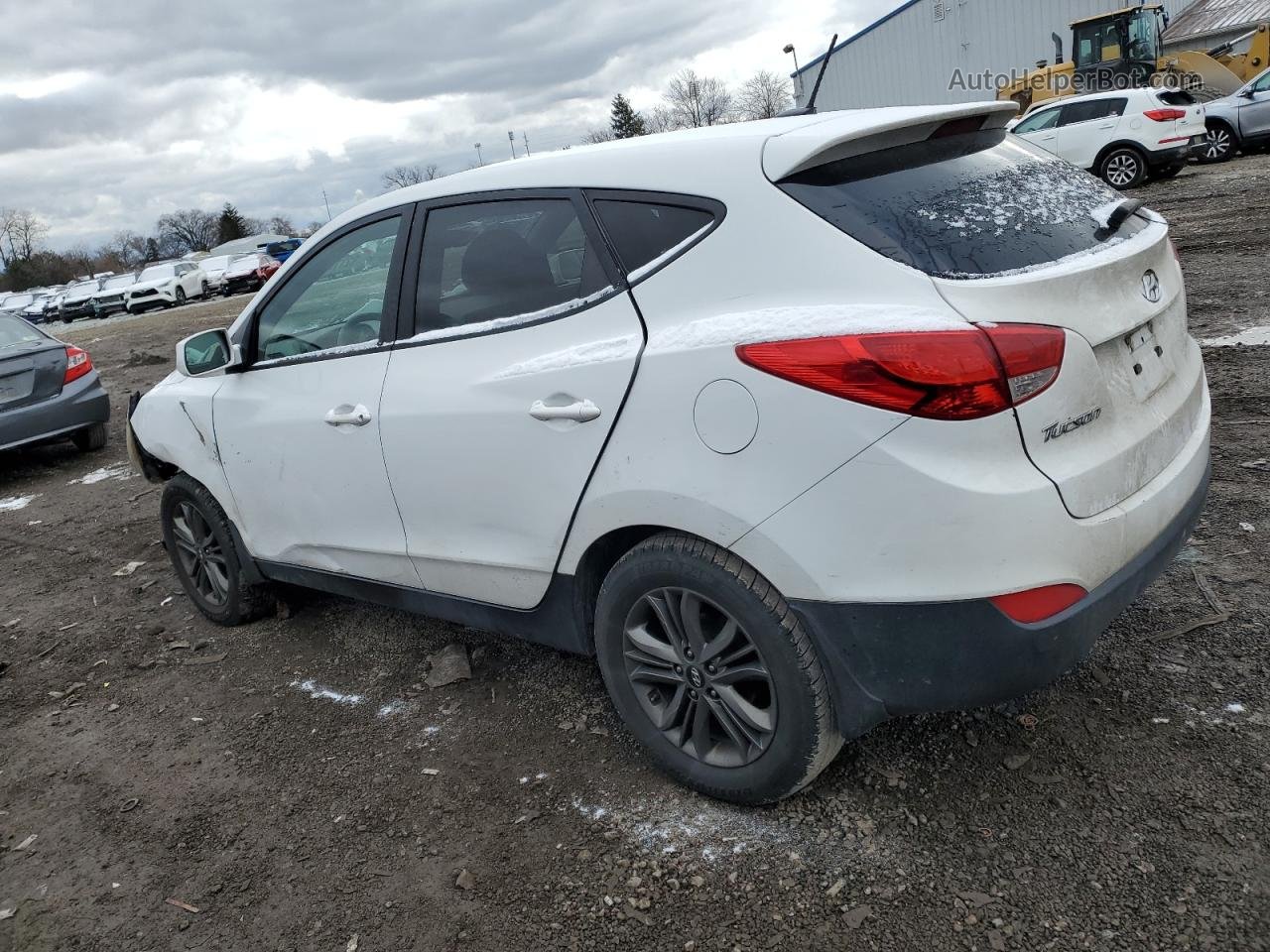 2014 Hyundai Tucson Gls White vin: KM8JT3AF4EU885170