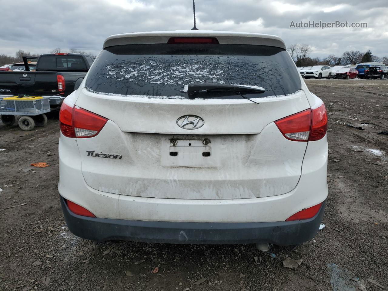 2014 Hyundai Tucson Gls Белый vin: KM8JT3AF4EU885170