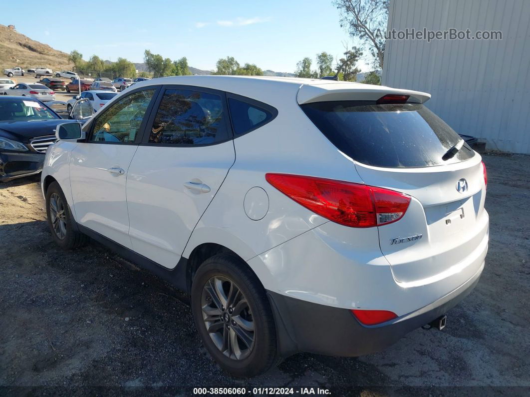 2014 Hyundai Tucson Gls White vin: KM8JT3AF4EU944119