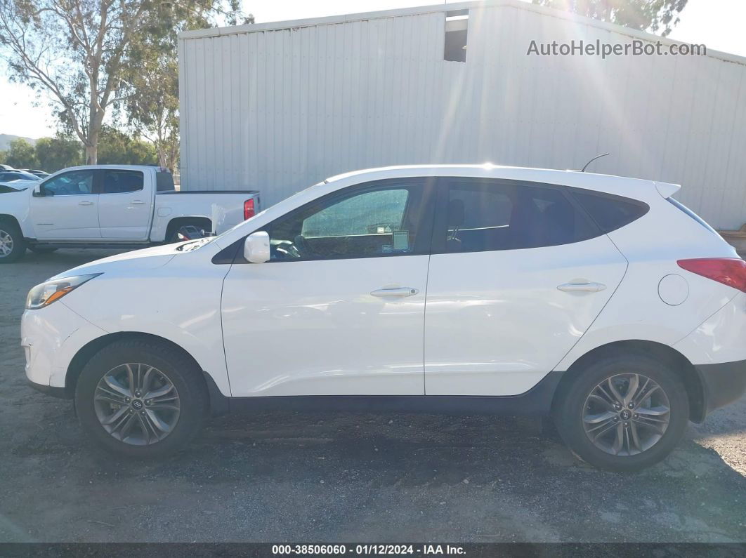 2014 Hyundai Tucson Gls White vin: KM8JT3AF4EU944119