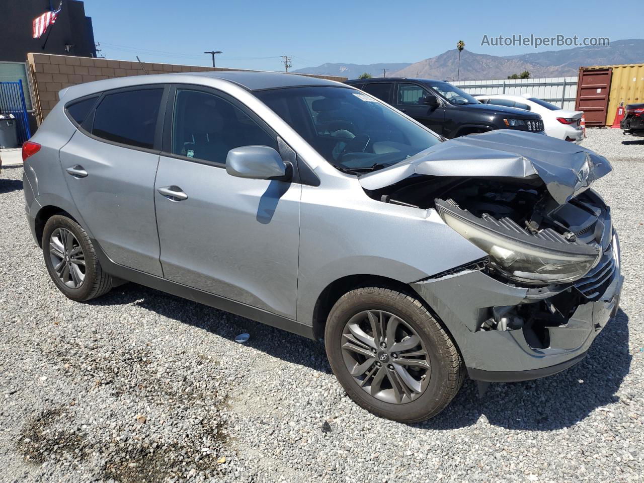 2014 Hyundai Tucson Gls Gray vin: KM8JT3AF4EU945268