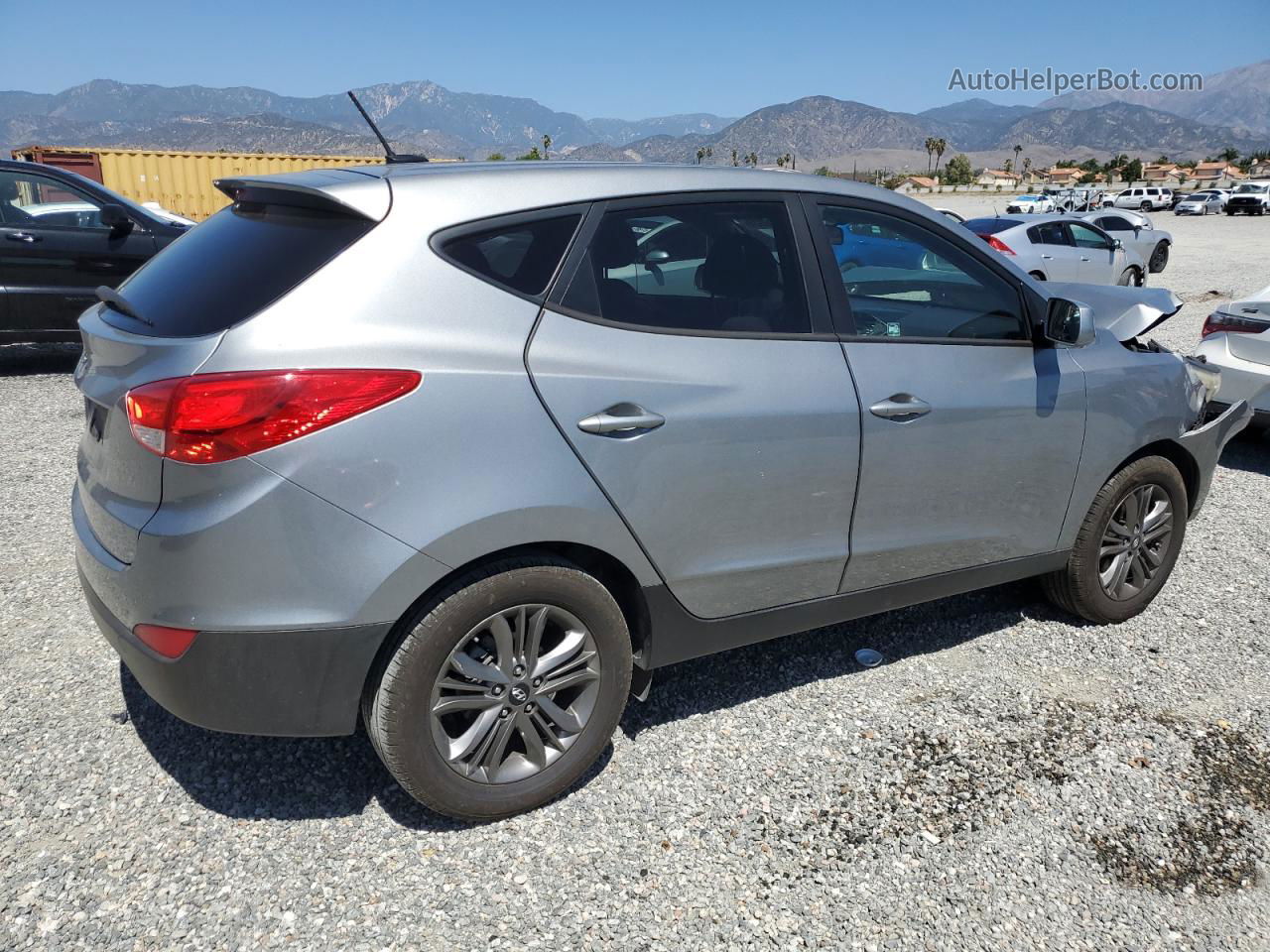 2014 Hyundai Tucson Gls Gray vin: KM8JT3AF4EU945268