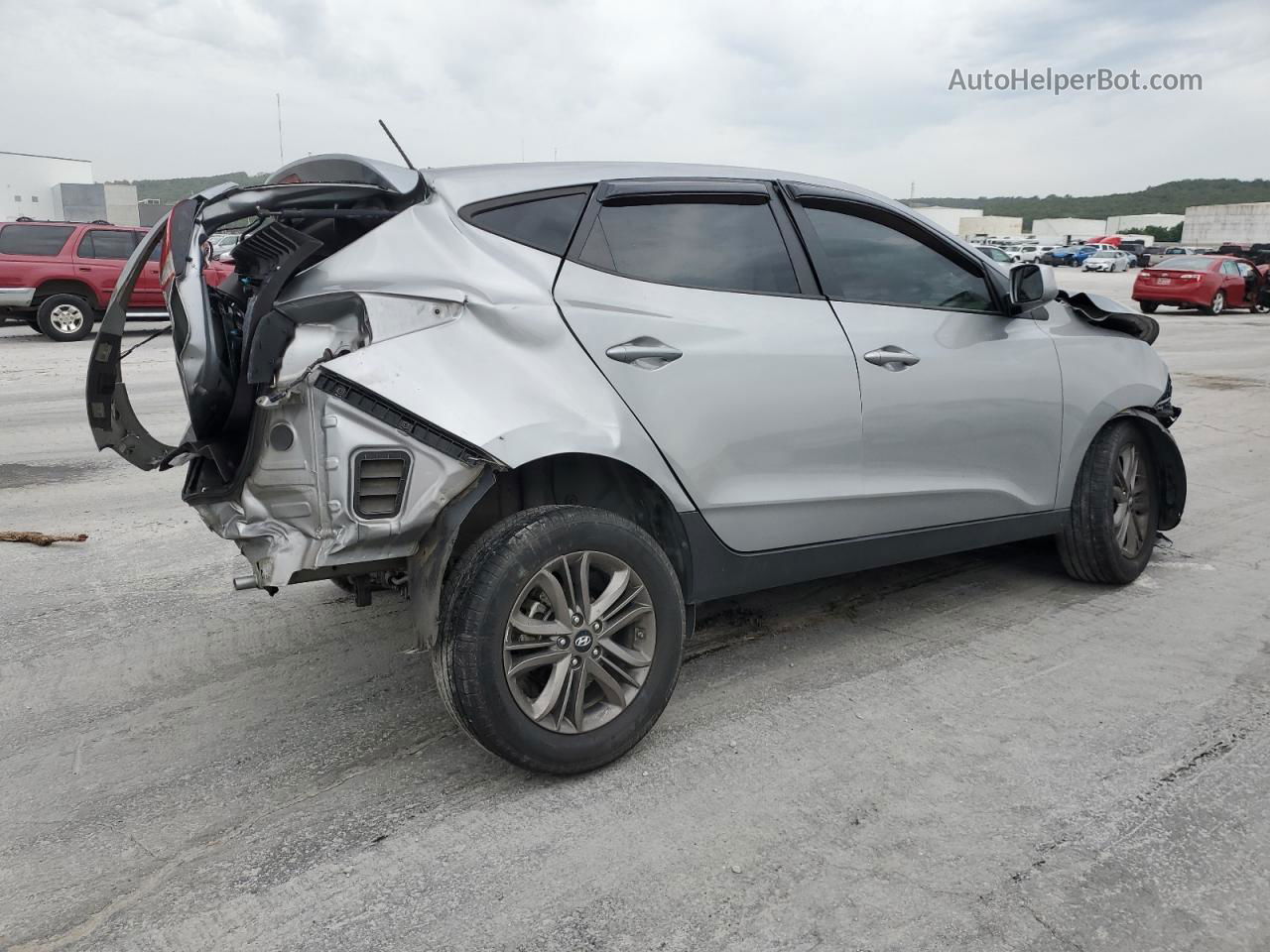 2014 Hyundai Tucson Gls Серебряный vin: KM8JT3AF5EU829867