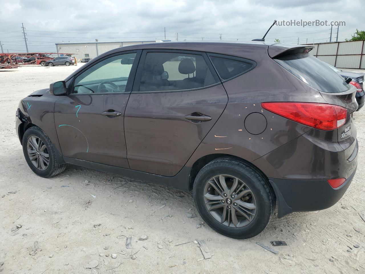 2014 Hyundai Tucson Gls Коричневый vin: KM8JT3AF5EU883900