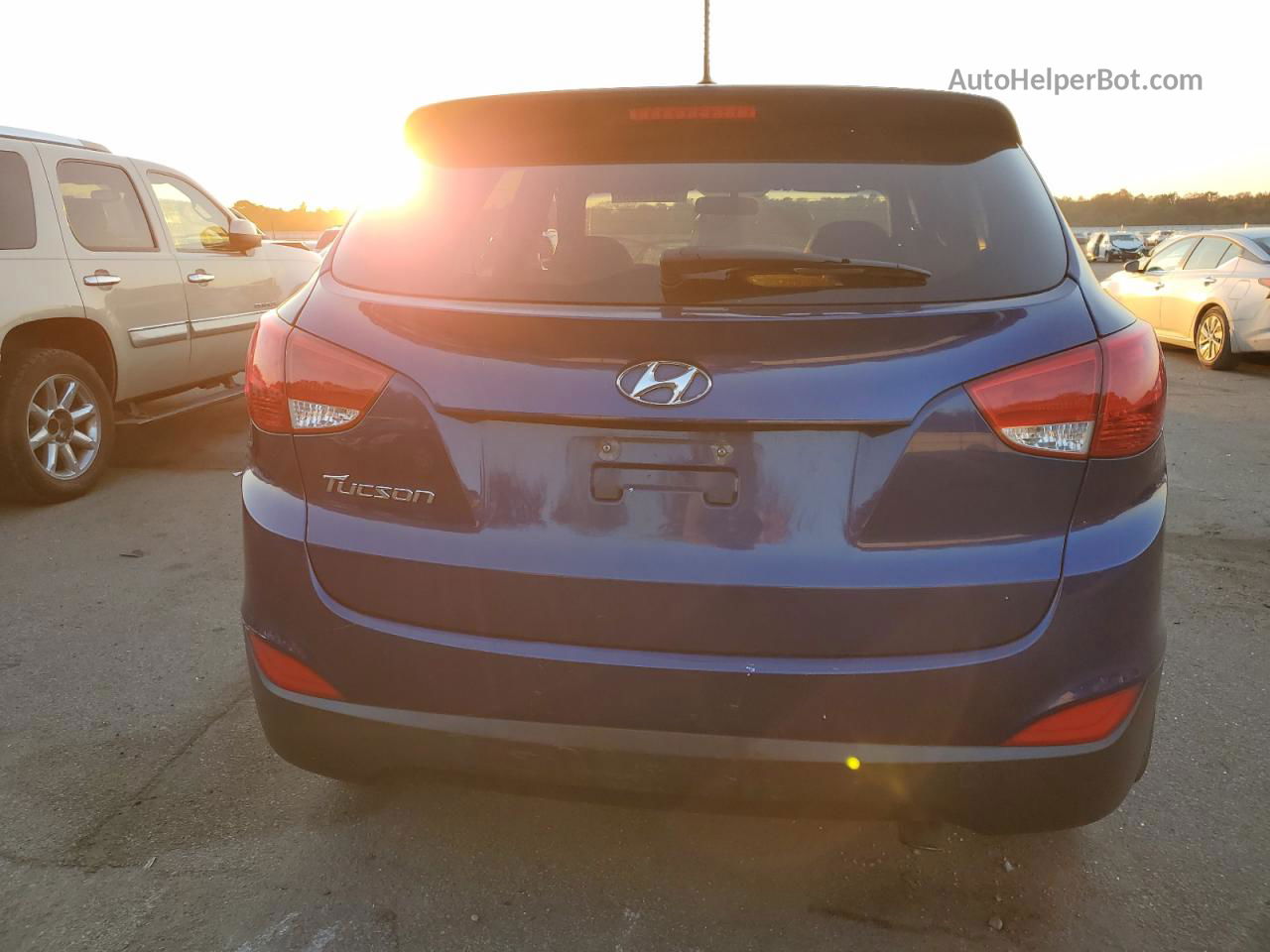 2014 Hyundai Tucson Gls Blue vin: KM8JT3AF5EU922114