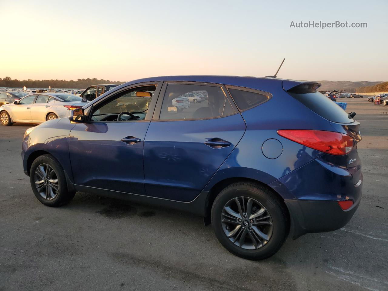 2014 Hyundai Tucson Gls Blue vin: KM8JT3AF5EU922114