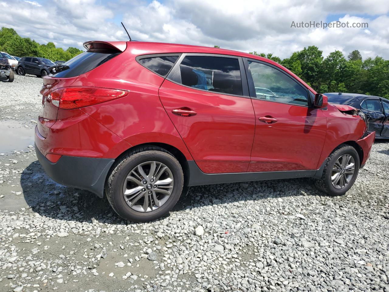 2014 Hyundai Tucson Gls Red vin: KM8JT3AF6EU802161