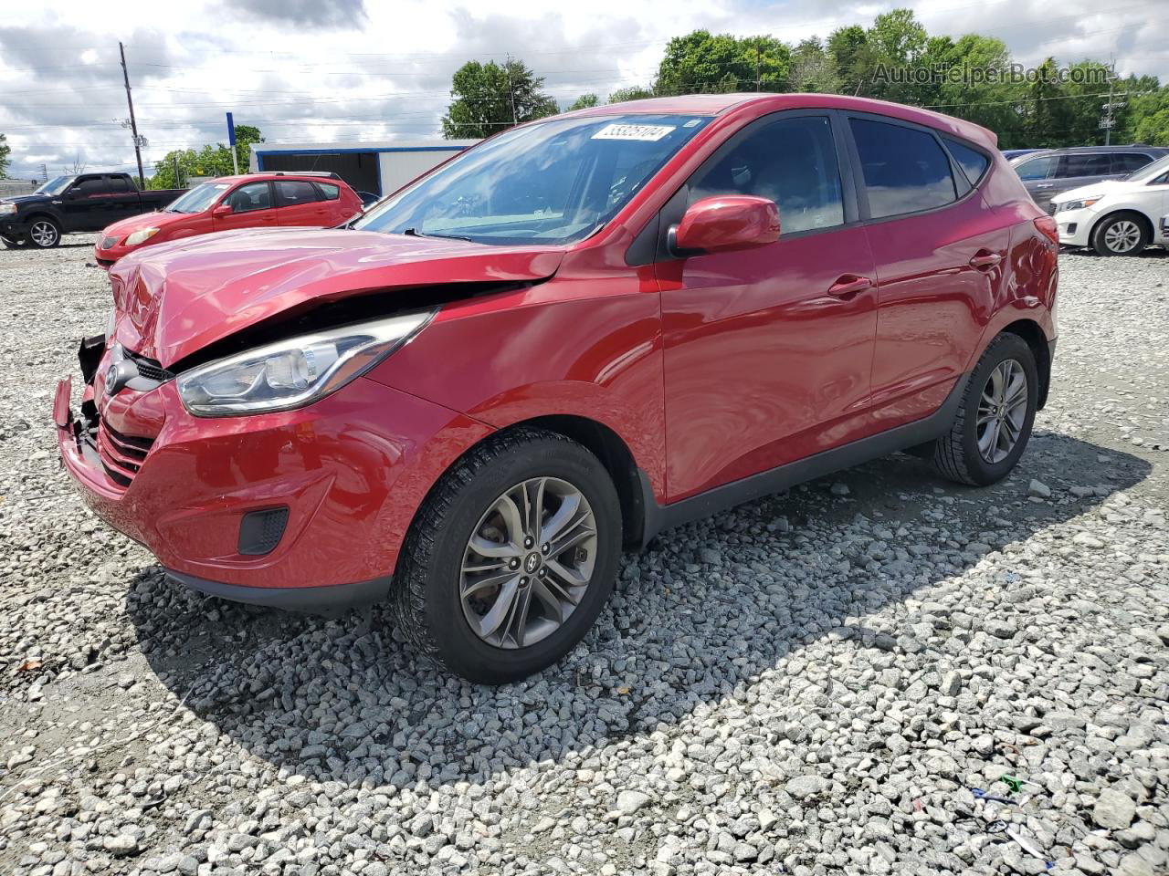 2014 Hyundai Tucson Gls Red vin: KM8JT3AF6EU802161