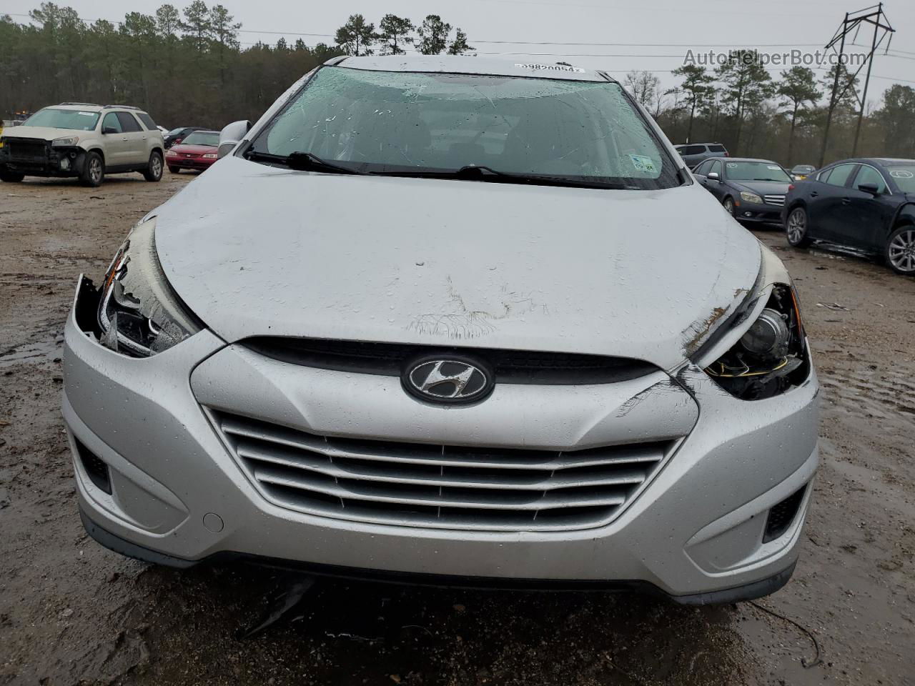 2014 Hyundai Tucson Gls Silver vin: KM8JT3AF6EU805917