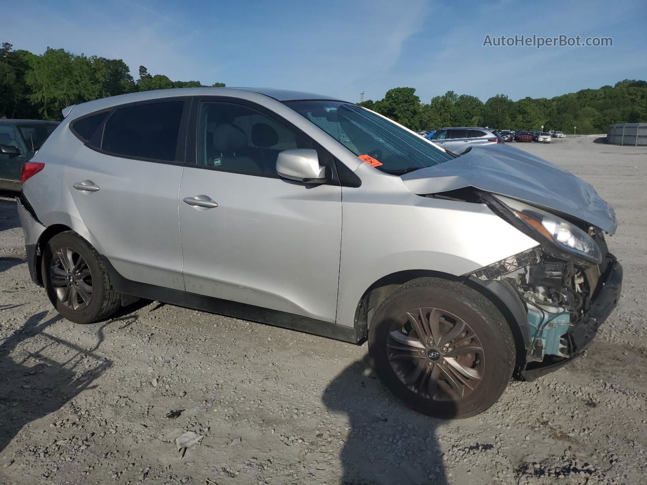 2014 Hyundai Tucson Gls Silver vin: KM8JT3AF6EU940136