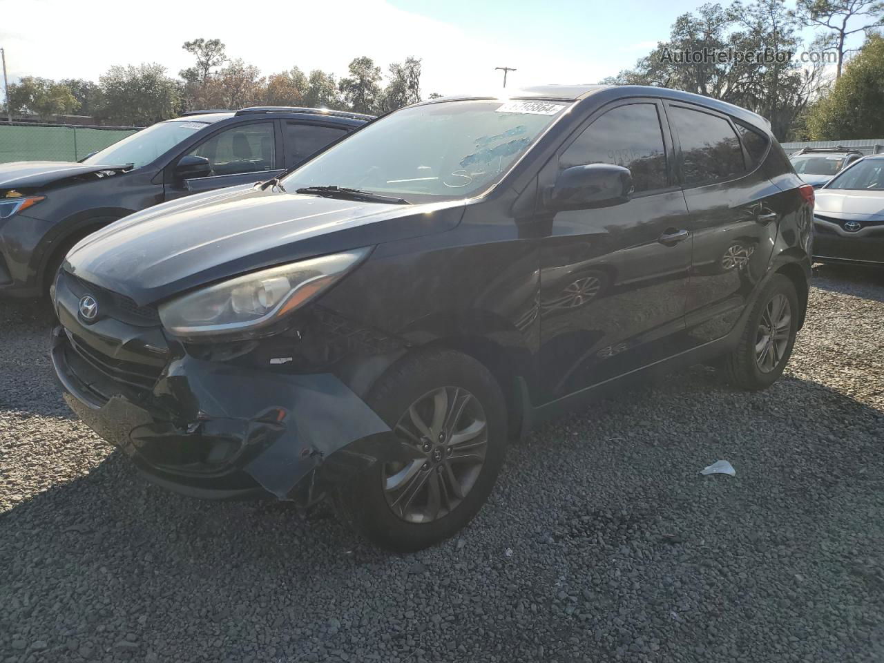 2014 Hyundai Tucson Gls Black vin: KM8JT3AF8EU872437