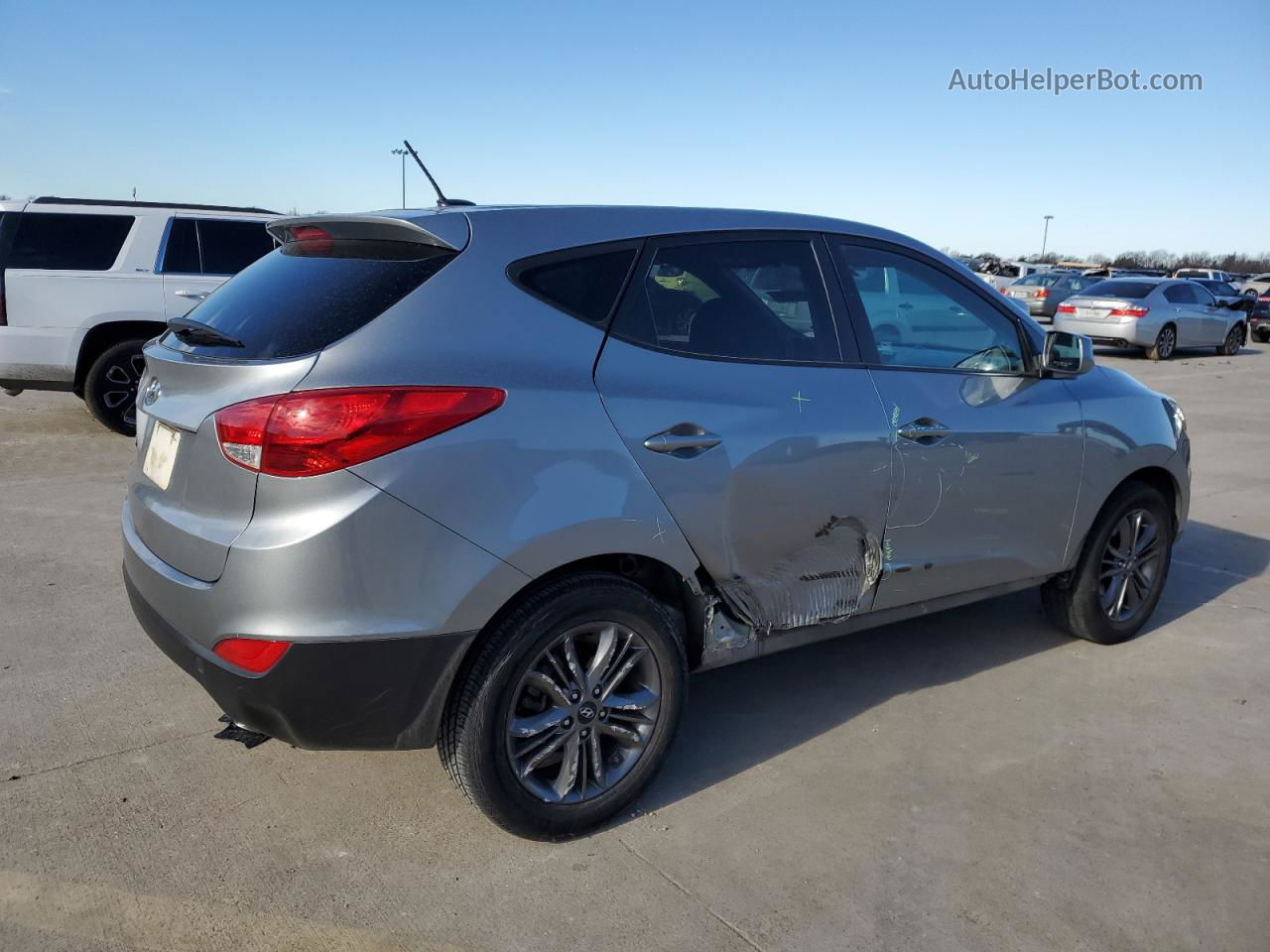 2014 Hyundai Tucson Gls Beige vin: KM8JT3AF8EU926061