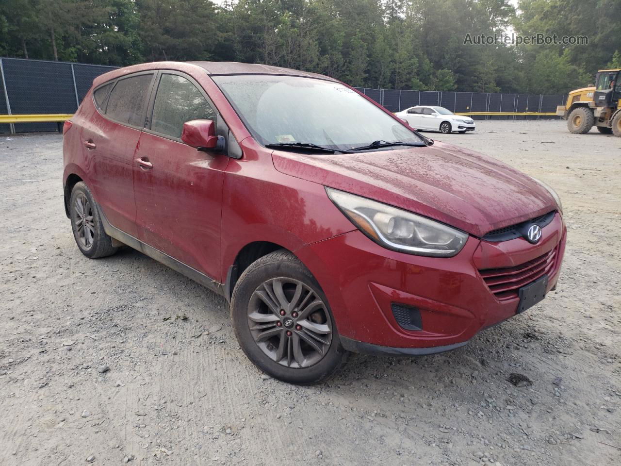 2014 Hyundai Tucson Gls Red vin: KM8JT3AF9EU889697