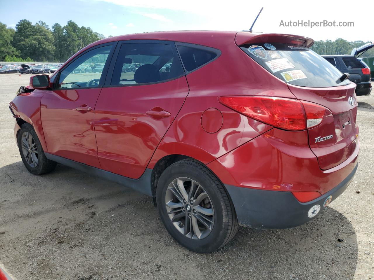 2014 Hyundai Tucson Gls Red vin: KM8JT3AFXEU818623