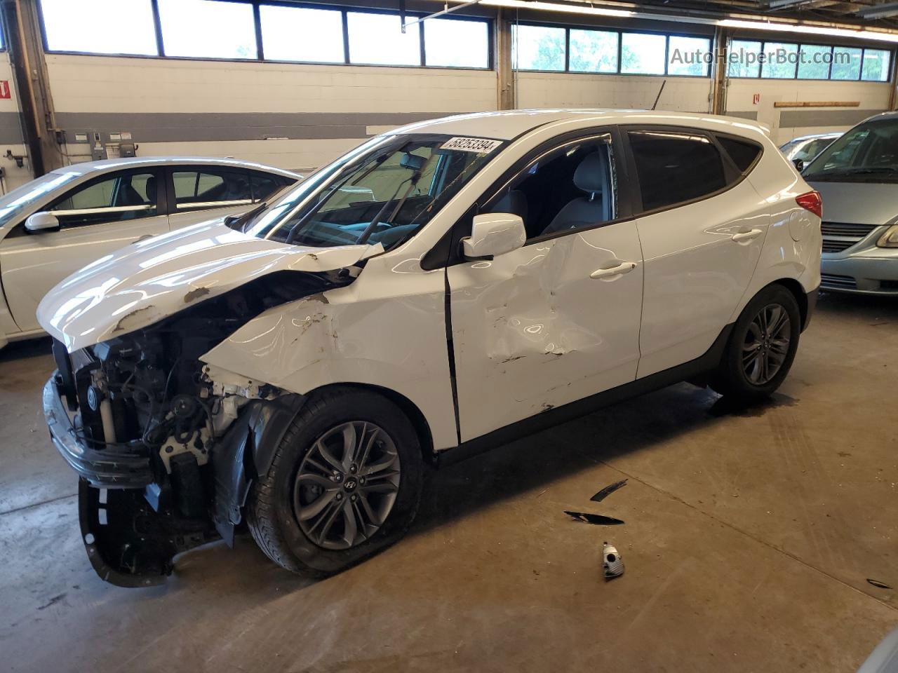 2014 Hyundai Tucson Gls White vin: KM8JT3AFXEU841562