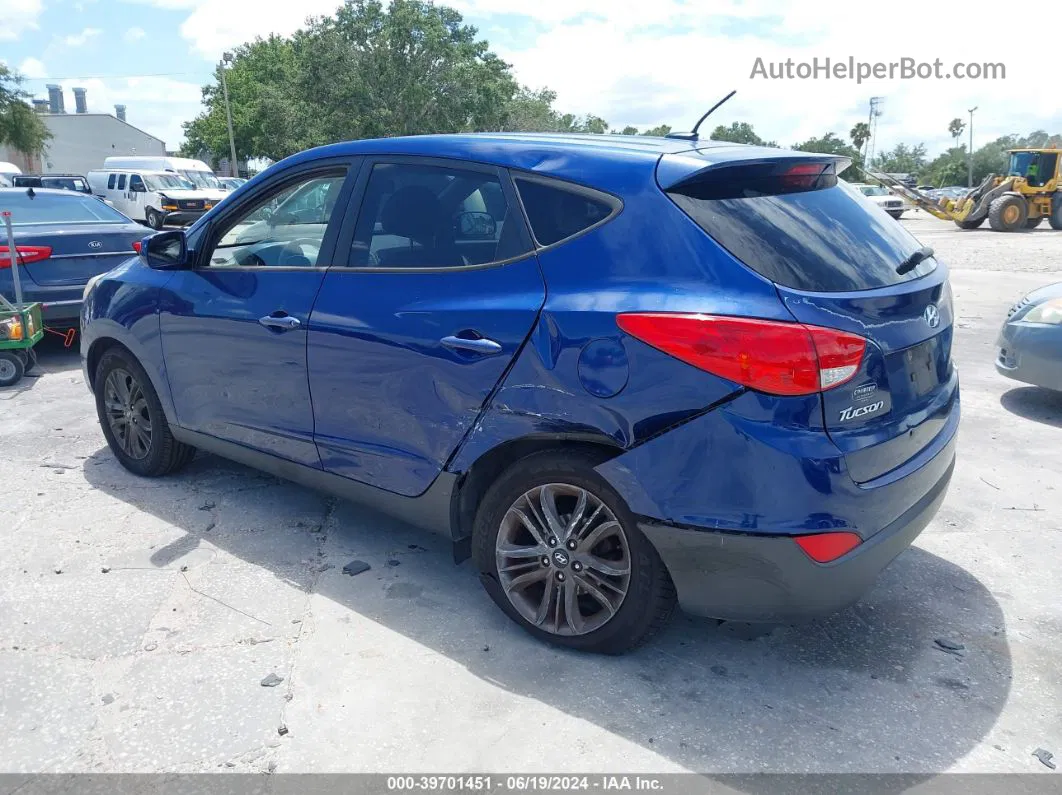 2014 Hyundai Tucson Gls Blue vin: KM8JT3AFXEU842839