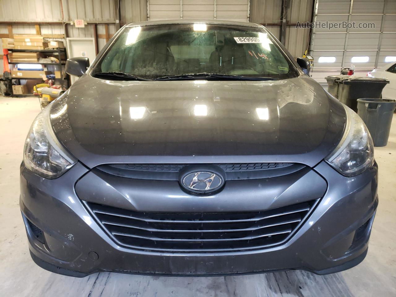 2014 Hyundai Tucson Gls Gray vin: KM8JT3AFXEU904966