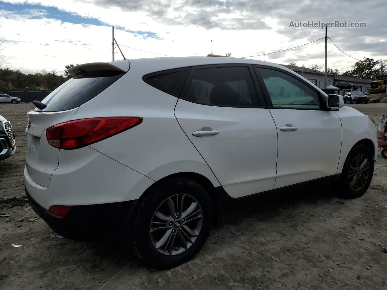 2014 Hyundai Tucson Gls White vin: KM8JT3AFXEU924666