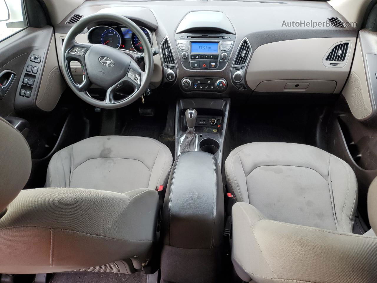 2014 Hyundai Tucson Gls White vin: KM8JT3AFXEU924666