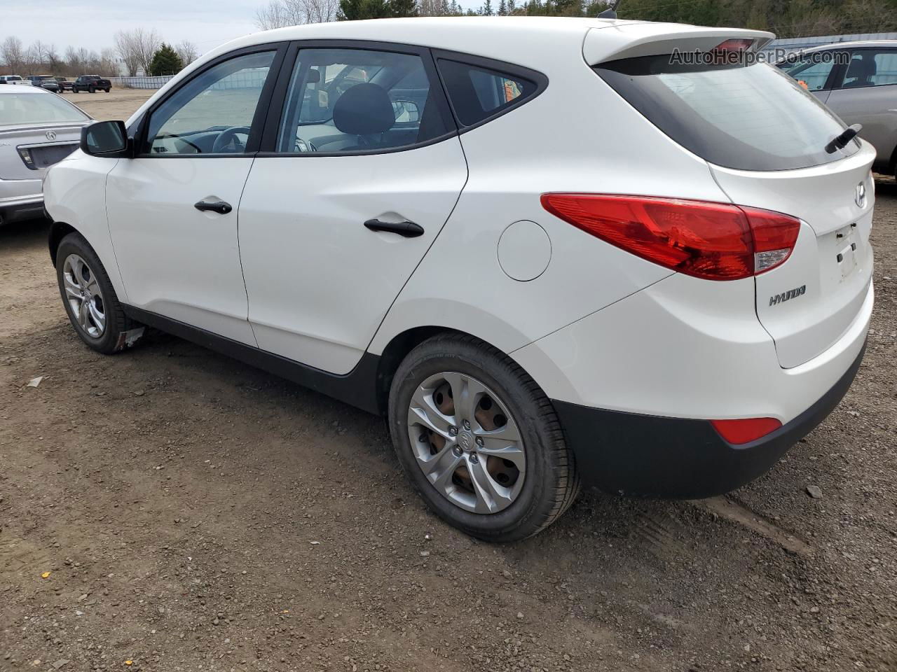 2013 Hyundai Tucson Gl White vin: KM8JTCAC6DU730639