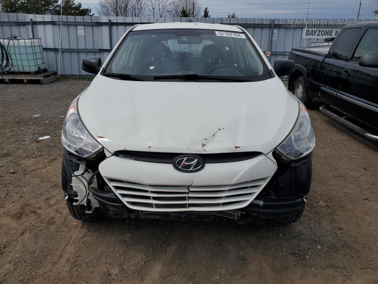 2013 Hyundai Tucson Gl White vin: KM8JTCAC6DU730639