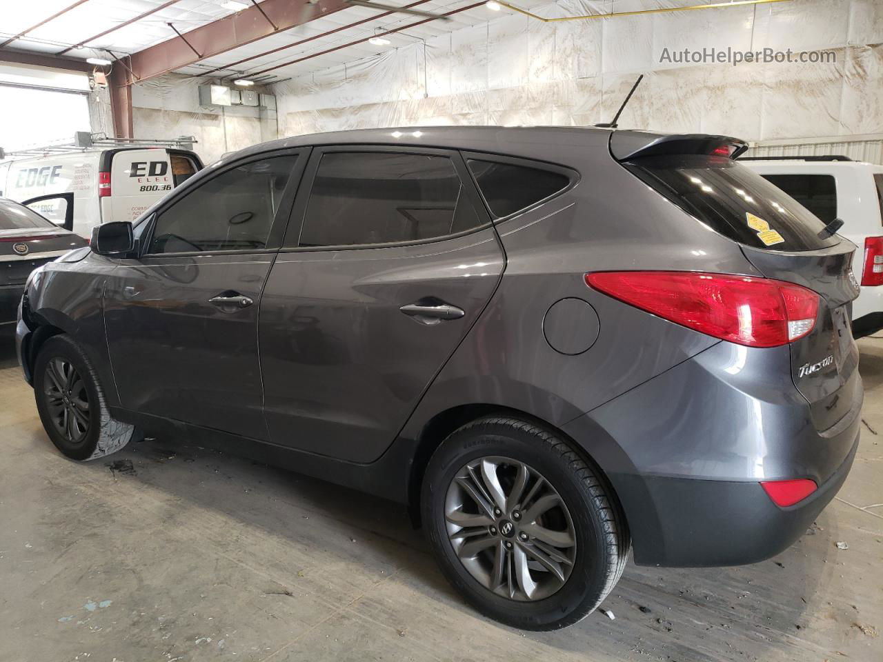 2014 Hyundai Tucson Gls Gray vin: KM8JTCAF4EU941060