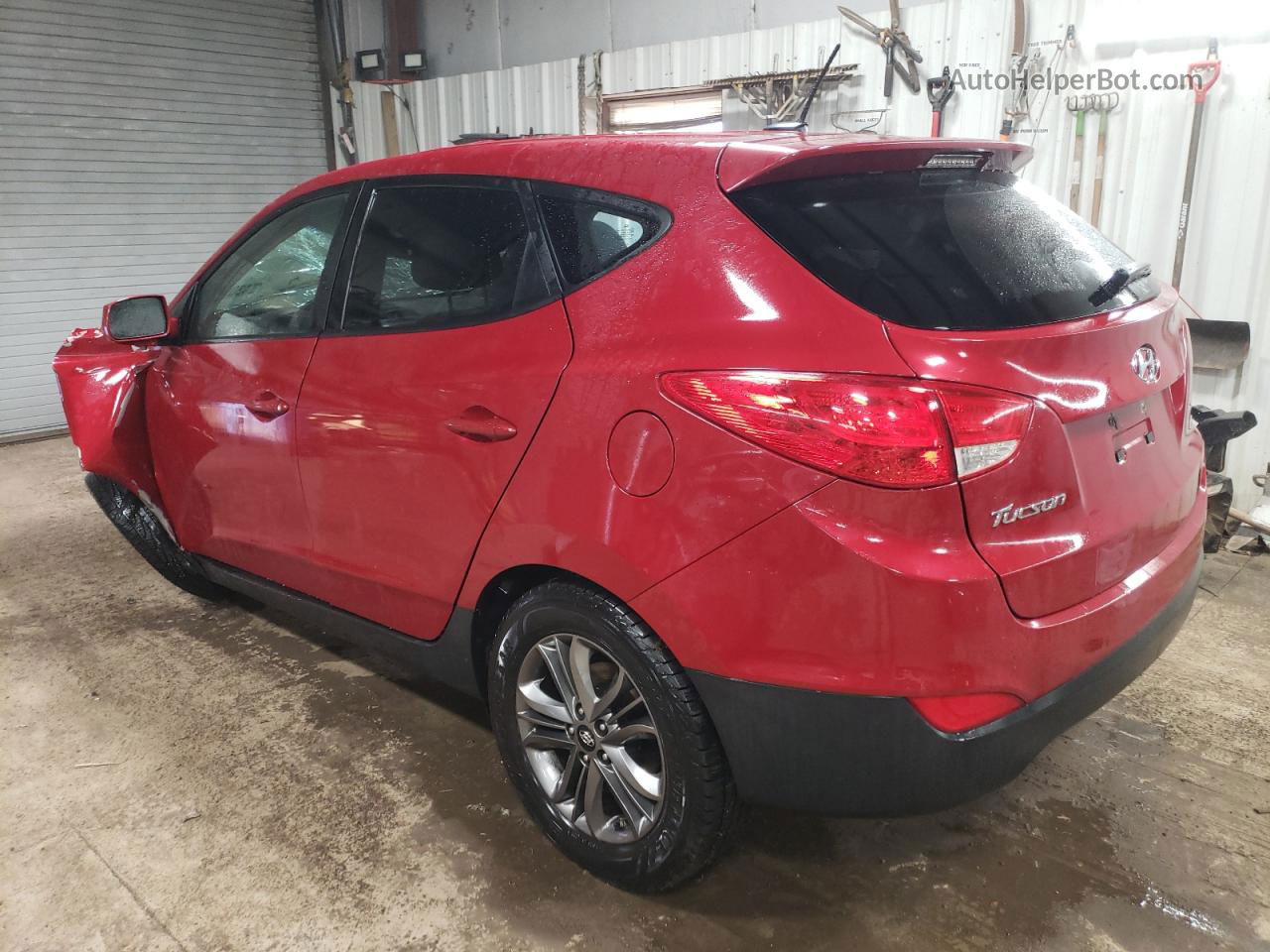 2014 Hyundai Tucson Gls Красный vin: KM8JTCAF6EU814570