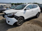 2014 Hyundai Tucson Gls White vin: KM8JTCAFXEU857762