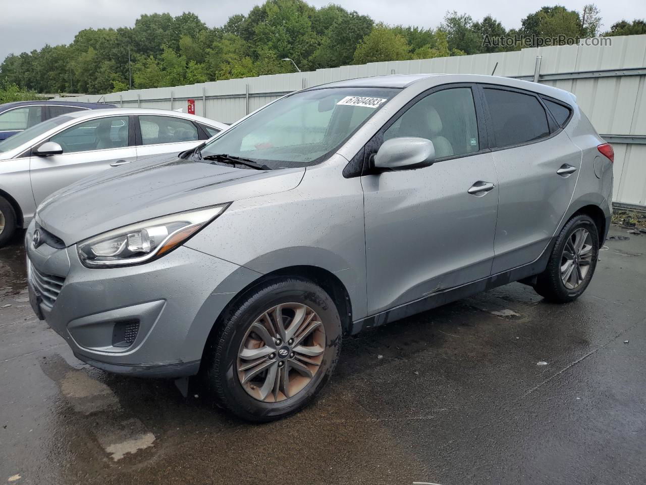 2014 Hyundai Tucson Gls Silver vin: KM8JTCAFXEU946084