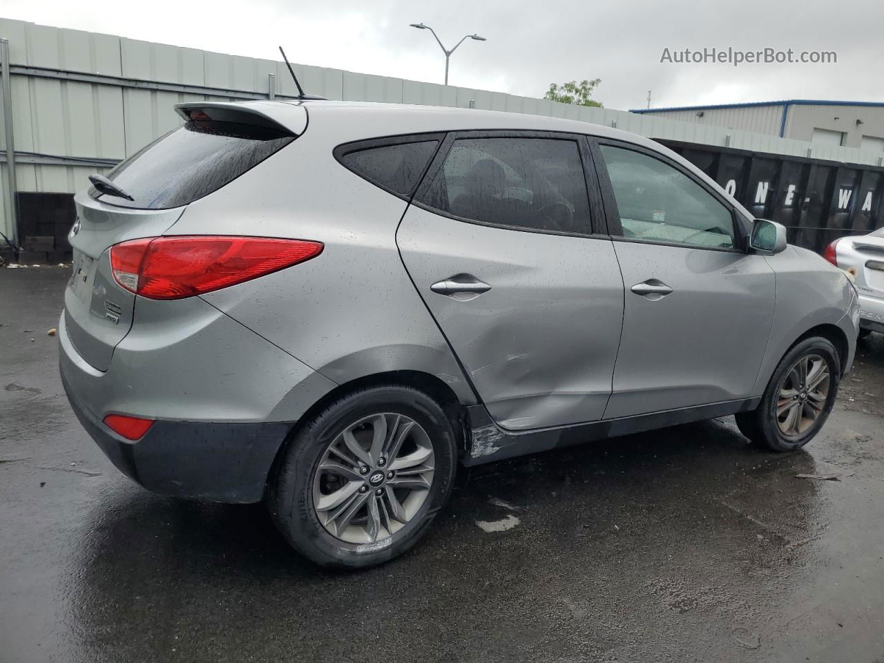 2014 Hyundai Tucson Gls Silver vin: KM8JTCAFXEU946084