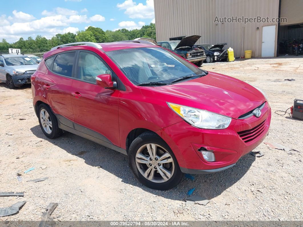 2013 Hyundai Tucson Gls Red vin: KM8JU3AC0DU735848