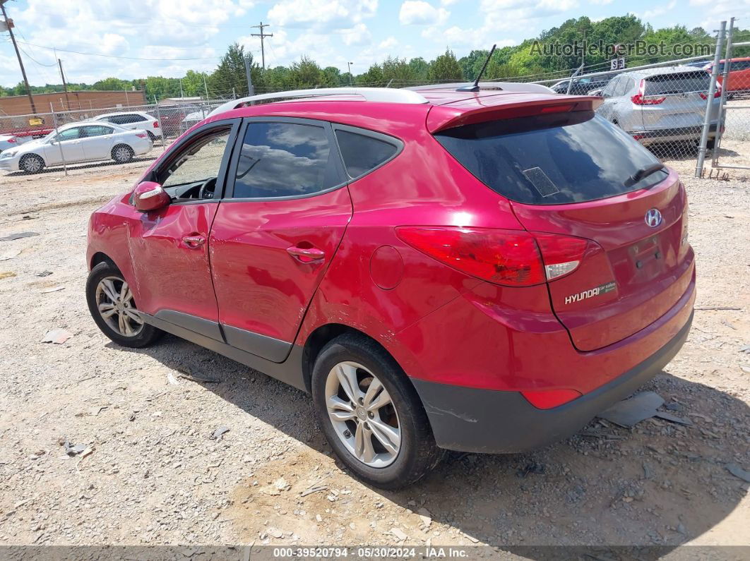 2013 Hyundai Tucson Gls Red vin: KM8JU3AC0DU735848