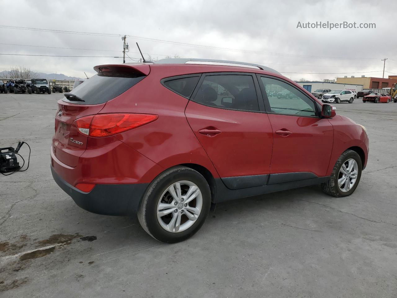 2013 Hyundai Tucson Gls Red vin: KM8JU3AC0DU753315