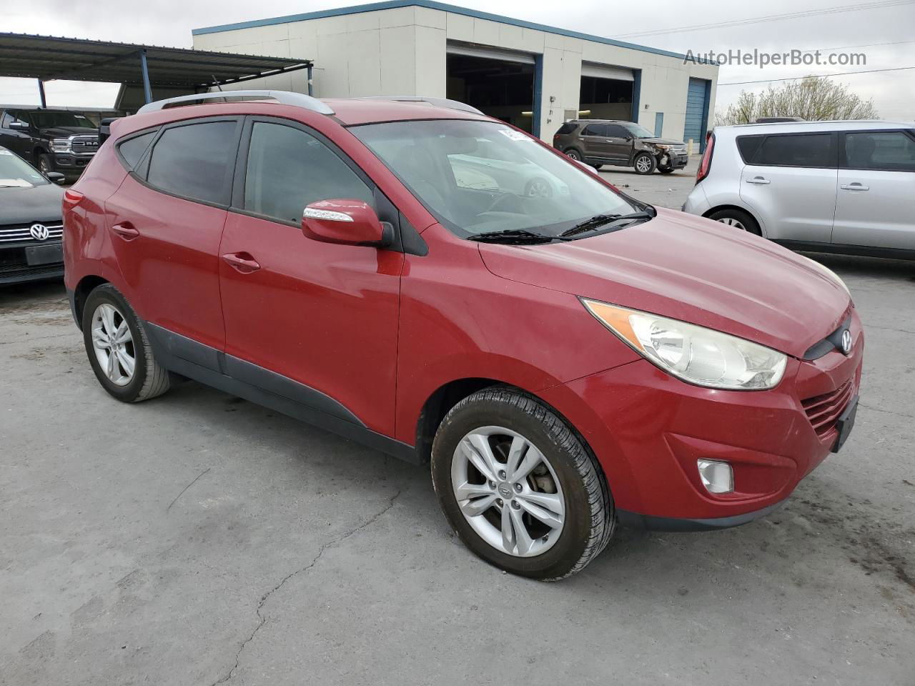 2013 Hyundai Tucson Gls Красный vin: KM8JU3AC0DU753315