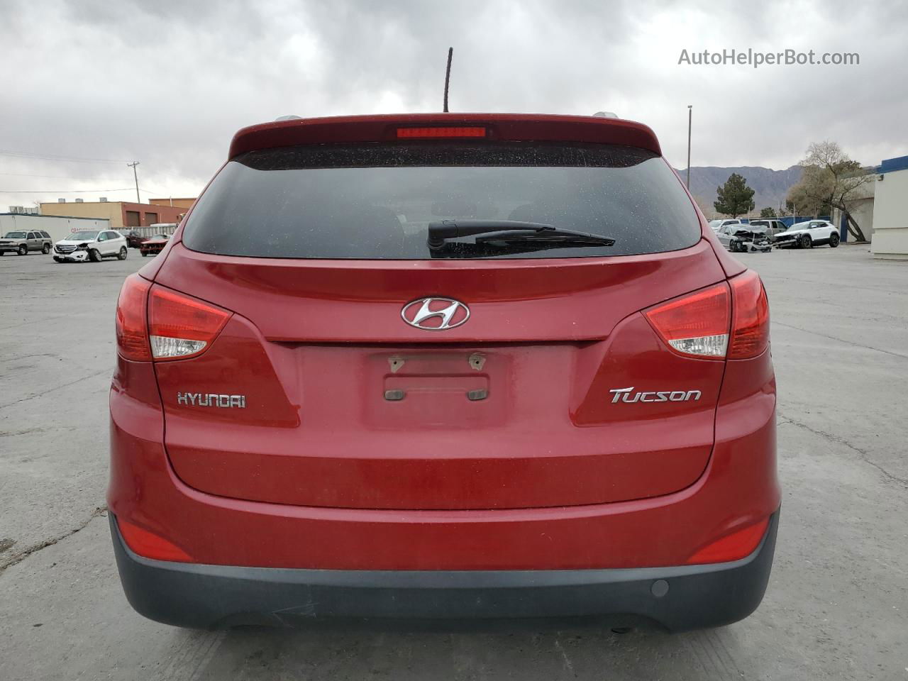 2013 Hyundai Tucson Gls Red vin: KM8JU3AC0DU753315