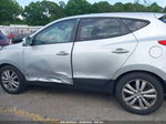 2013 Hyundai Tucson Limited Silver vin: KM8JU3AC1DU596779