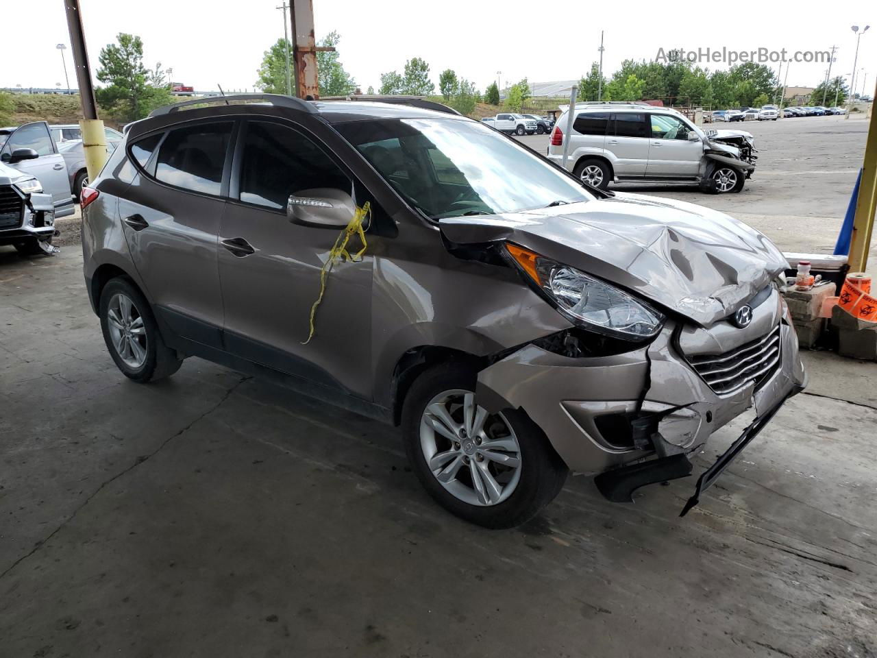 2013 Hyundai Tucson Gls Tan vin: KM8JU3AC1DU598077