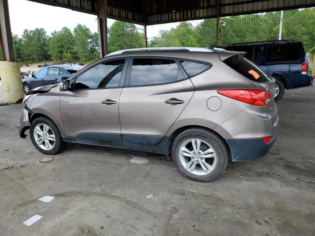 2013 Hyundai Tucson Gls Желто-коричневый vin: KM8JU3AC1DU598077