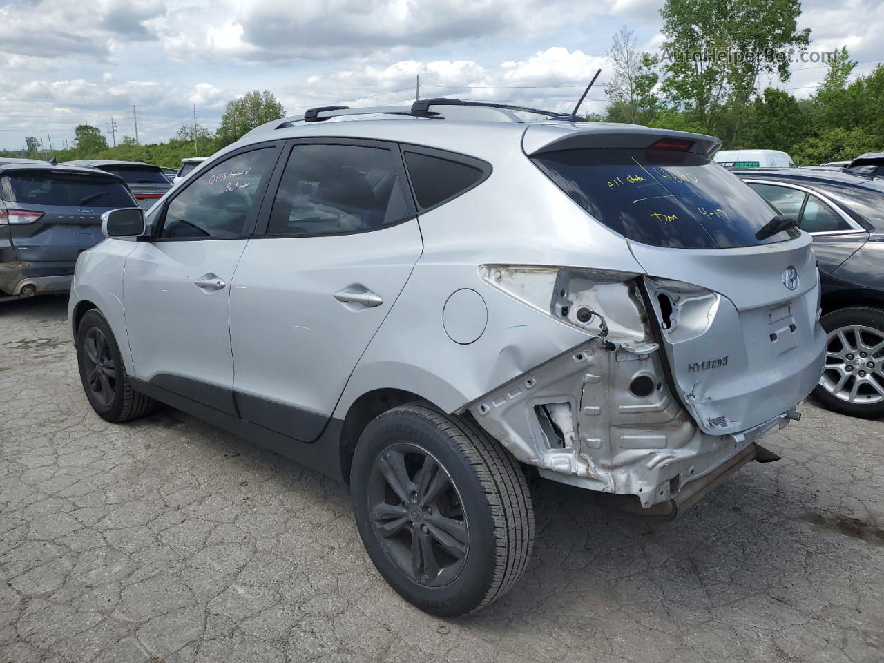 2013 Hyundai Tucson Gls Серебряный vin: KM8JU3AC1DU739665