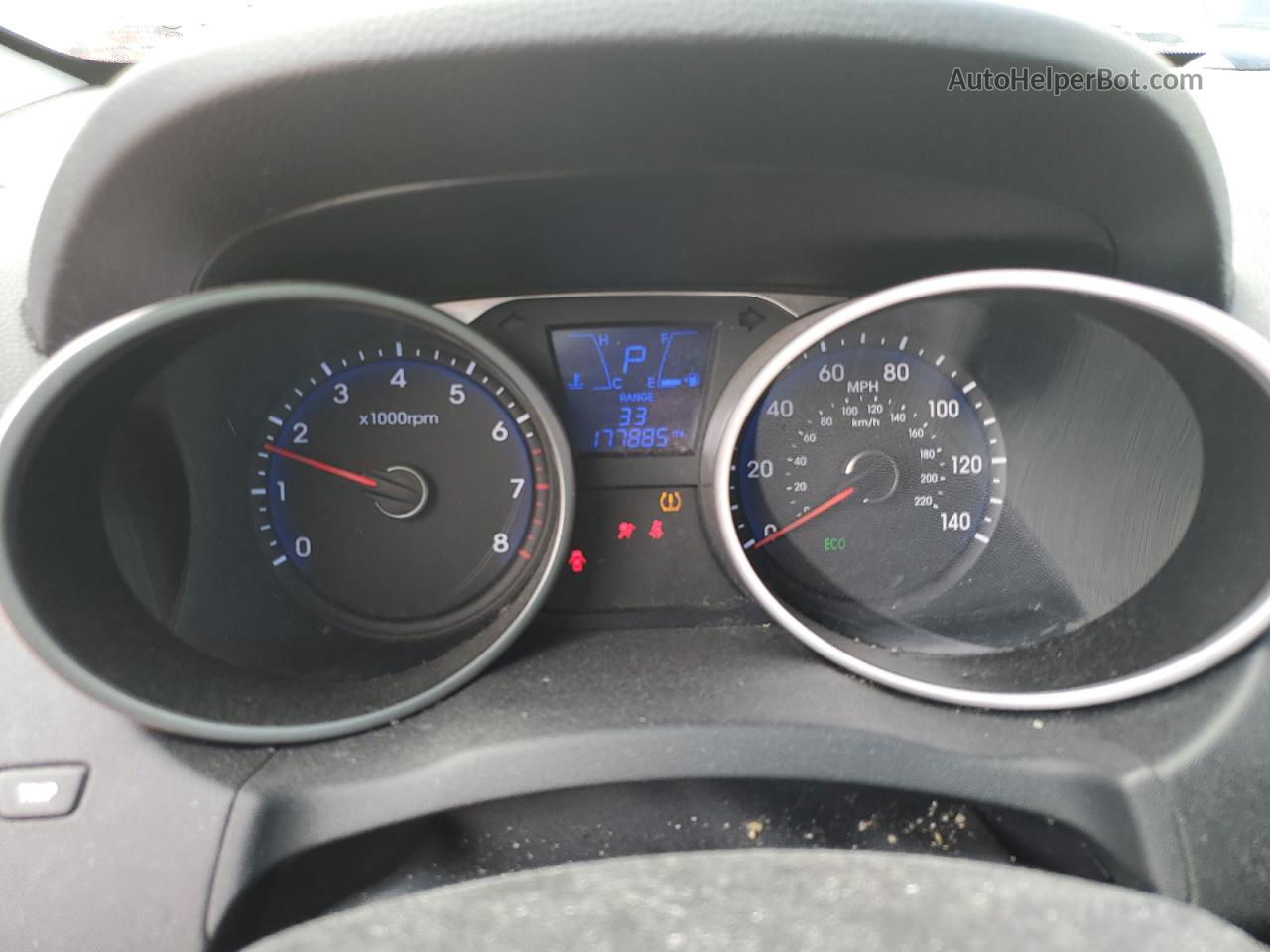 2013 Hyundai Tucson Gls Серебряный vin: KM8JU3AC1DU739665