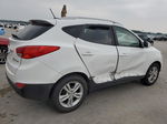 2013 Hyundai Tucson Gls White vin: KM8JU3AC1DU760094