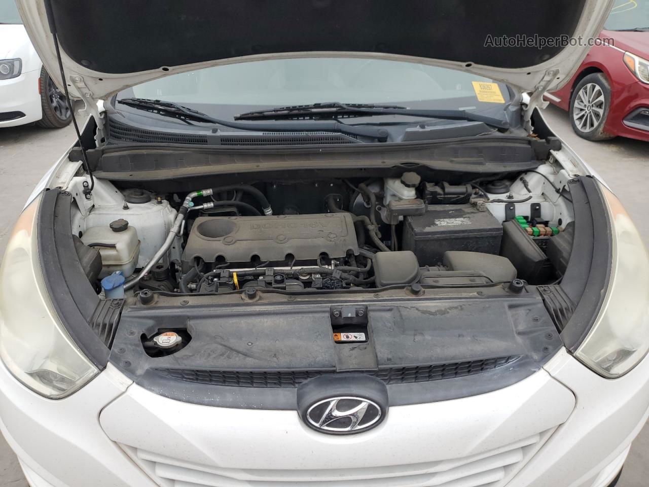 2013 Hyundai Tucson Gls Белый vin: KM8JU3AC1DU760094