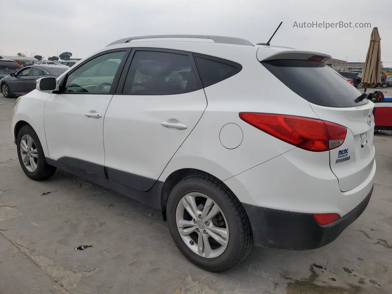 2013 Hyundai Tucson Gls Белый vin: KM8JU3AC1DU760094