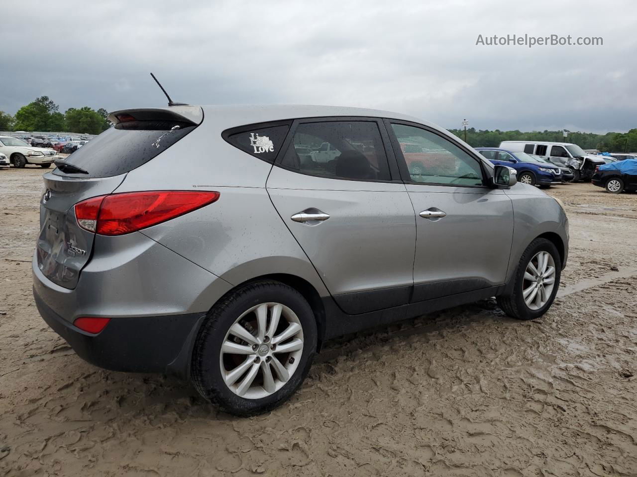 2013 Hyundai Tucson Gls Серый vin: KM8JU3AC2DU547932