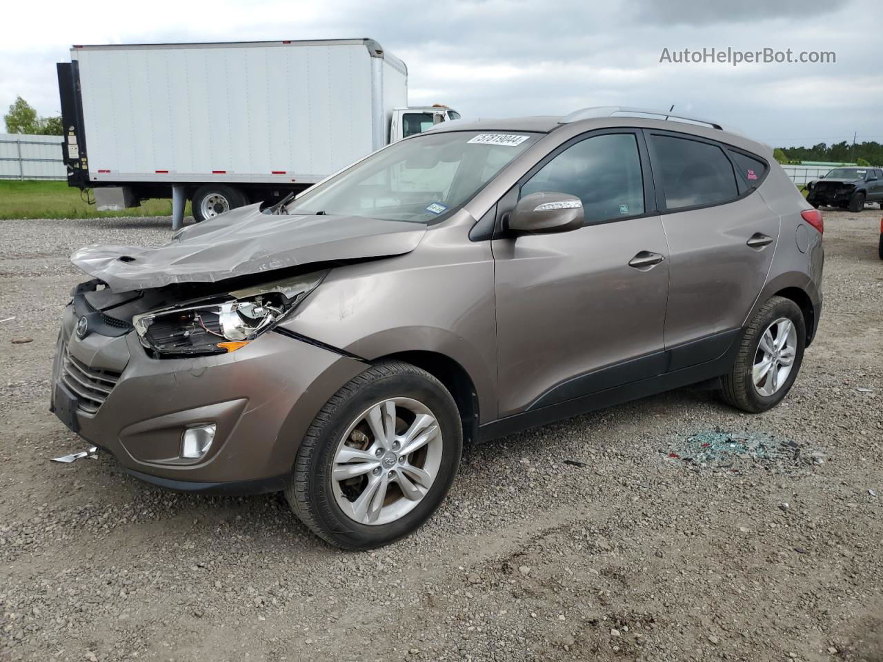 2013 Hyundai Tucson Gls Коричневый vin: KM8JU3AC2DU561345