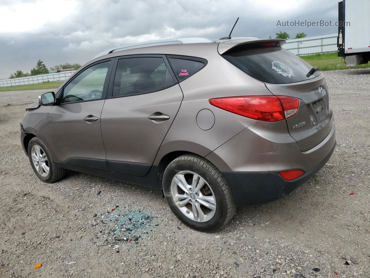 2013 Hyundai Tucson Gls Brown vin: KM8JU3AC2DU561345